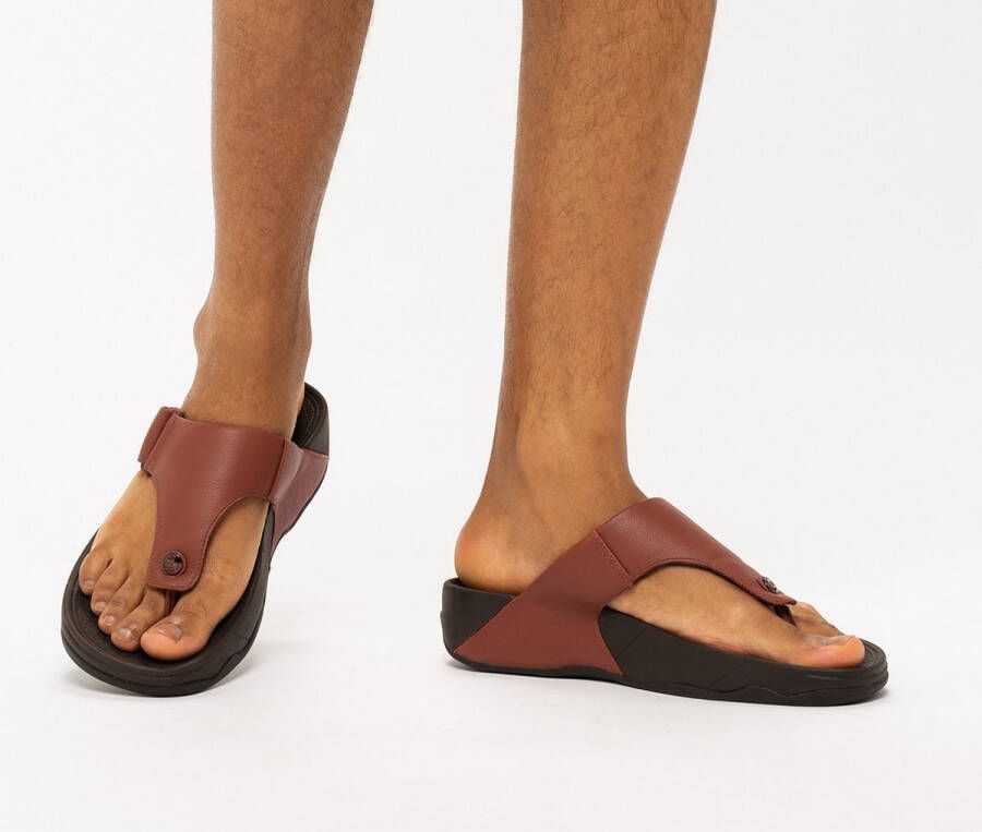 FitFlop Trakk II Slippers voor Mannen BRUIN - Foto 5