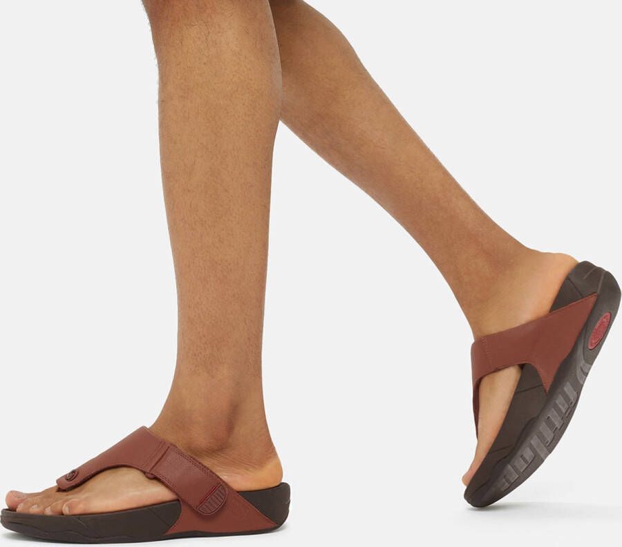 FitFlop Trakk II Slippers voor Mannen BRUIN - Foto 6