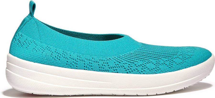 FitFlop Uberknit Slip-On Ballerina BLAUW