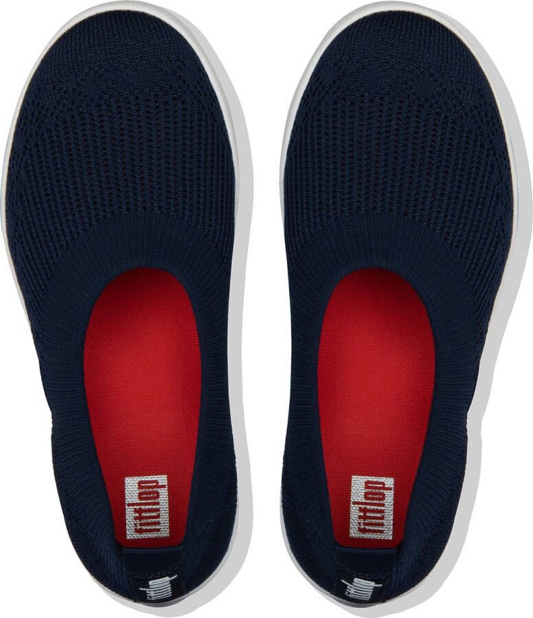 FitFlop Uberknit Slip-On Ballerina BLAUW