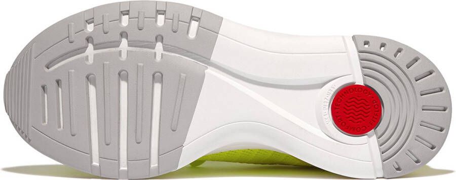 FitFlop Vitamin Ffx Knit Sports Sneakers GEEL