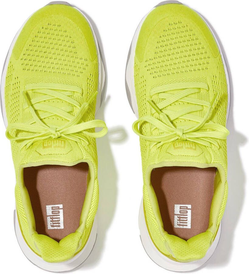 FitFlop Vitamin Ffx Knit Sports Sneakers GEEL