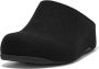 FitFlop ™ Vrouwen Harde zool Pantoffels dichte Sloffen Shuz Vilt Zwart - Thumbnail 6