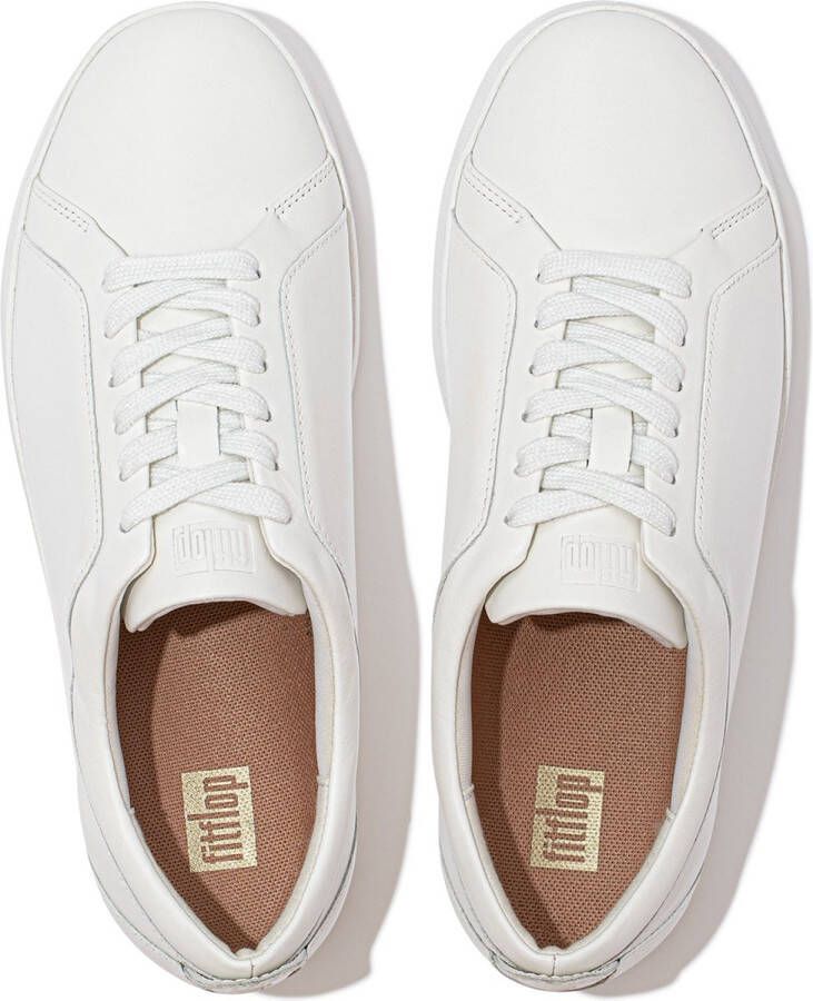FitFlop ™ Vrouwen Leren Lage sneakers Damesschoenen Rally Tennis Wit