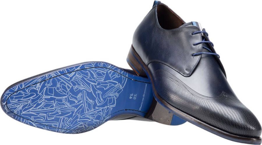 Floris van bommel 30144 De Stapper 06.01 Dark Blue G+Wijdte Veterschoenen - Foto 8