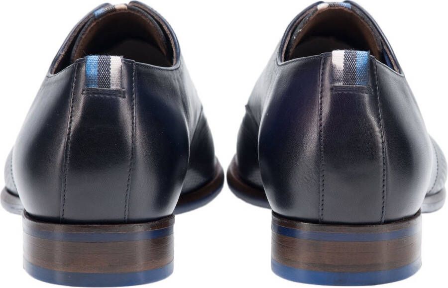 Floris van bommel 30144 De Stapper 06.01 Dark Blue G+Wijdte Veterschoenen - Foto 9