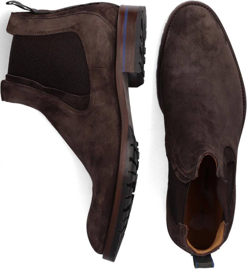 Floris van Bommel 20082 Chelsea boots Enkellaarsjes Heren Bruin