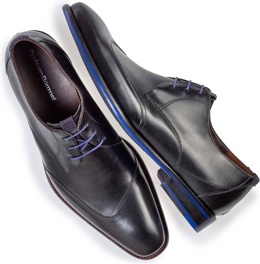 Floris van Bommel 30173 Nette schoenen Veterschoenen Heren Zwart
