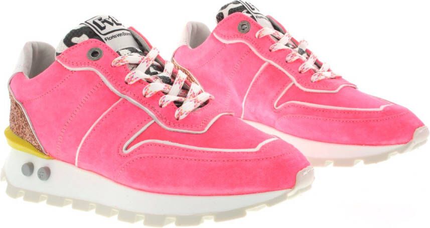 Floris van Bommel Dames Sneakers Blokki 01.07 Pink Rose