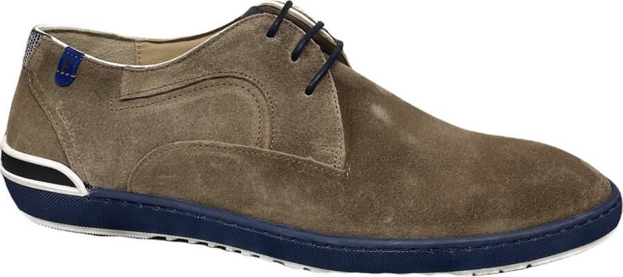 Floris van Bommel De Scooper 01.11 Heren Veterschoenen Taupe Brons Kleur Taupe Brons