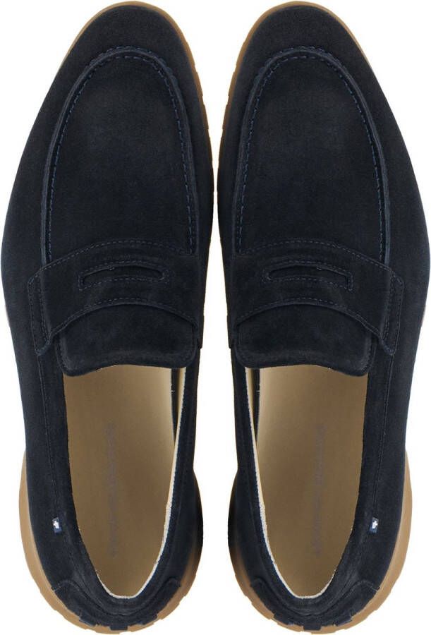 Floris van Bommel De Scooper 05.04 blauw Suede