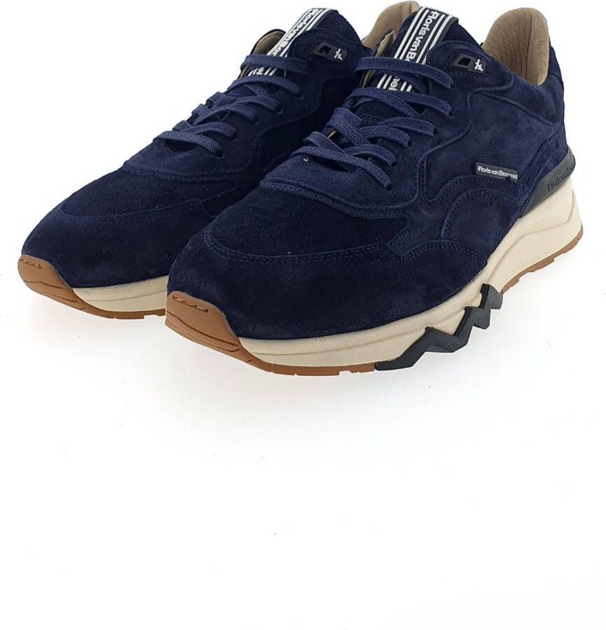 Durmaz Garment Floris van Floris van Bommel van Floris van Bommel Sneakers Heren Lage sneakers Herenschoenen Suède SFM-10136 Blauw - Foto 4
