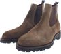 Floris van Floris van Bommel van Floris van Bommel Chelsea boots Heren Boots Laarzen Herenschoenen Suède SFM-60018 Midden bruin - Thumbnail 9