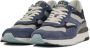 Floris van Floris van Bommel van Floris van Bommel Sneakers Heren Lage sneakers Herenschoenen Suède SFM-10170 Blauw - Thumbnail 10