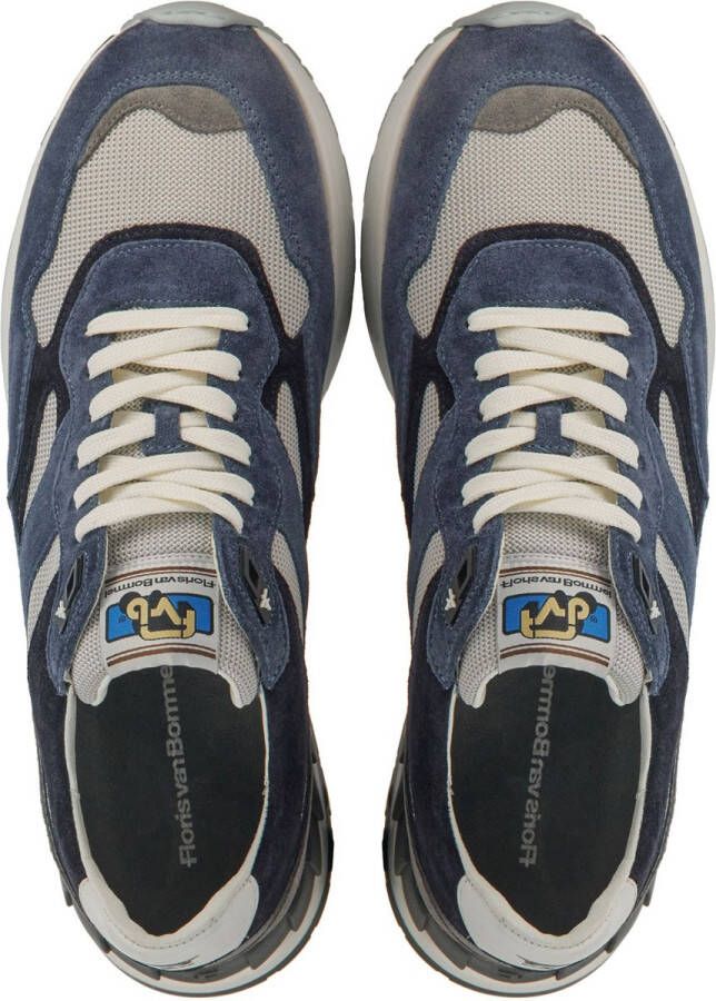 Floris van Bommel Floris van Sneakers Heren Lage sneakers Herenschoenen Leer SFM-10170 Blauw