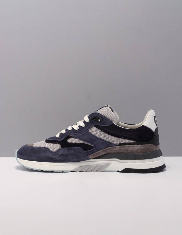 Floris van Bommel Floris van Sneakers Heren Lage sneakers Herenschoenen Leer SFM-10170 Blauw