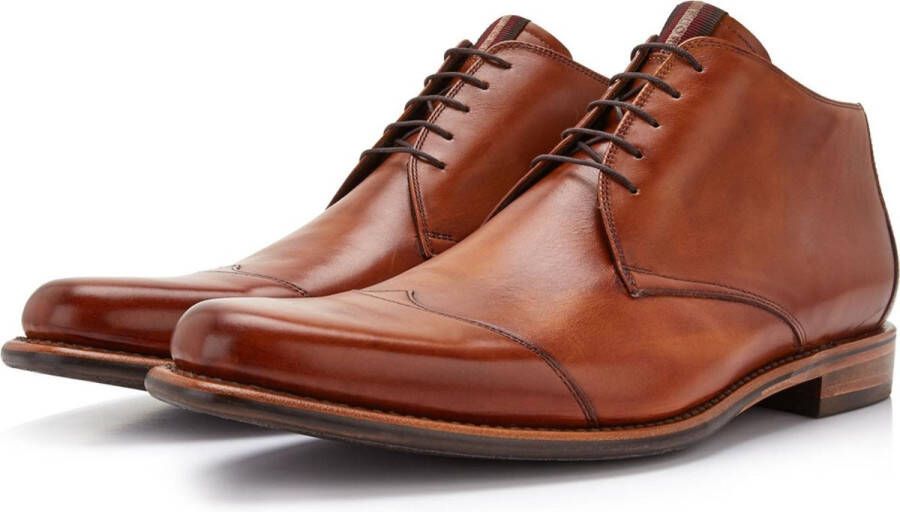 Floris van bommel 50007 De Marser 01.11 Cognac H-Wijdte Veter boots - Foto 7