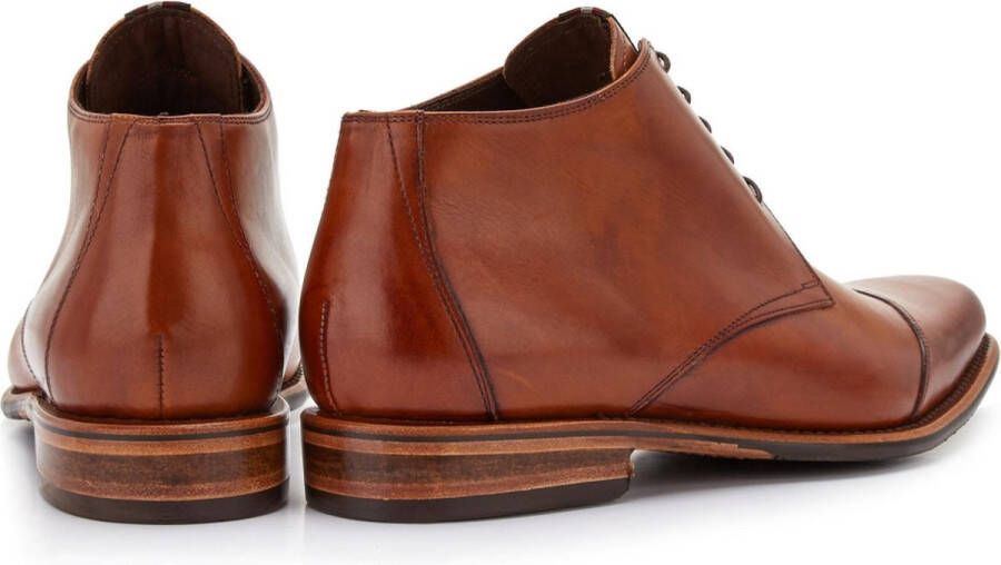 Floris van bommel 50007 De Marser 01.11 Cognac H-Wijdte Veter boots - Foto 8