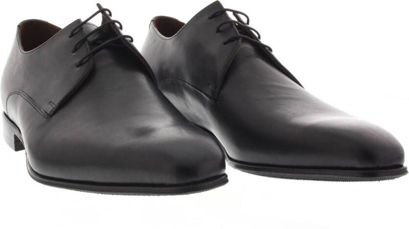 Van Bommel Leren Veterschoenen Elegant Roze Binnenzool Blue Heren - Foto 5