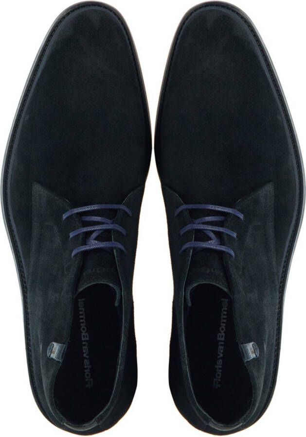 Floris van Bommel Mannen Leren Boots Herenschoenen 10667 Zwart