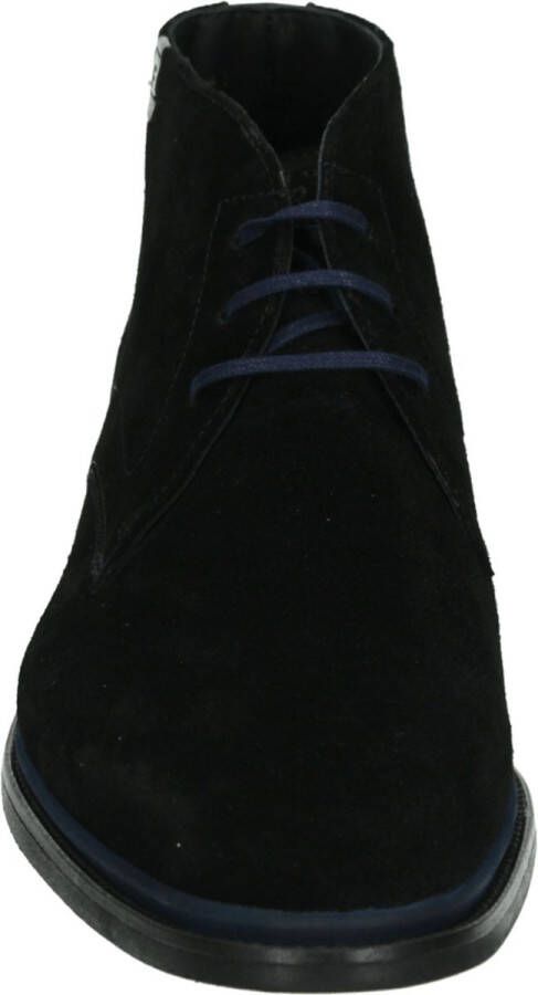 Floris van Bommel Mannen Suède Boots Herenschoenen 10667 Zwart