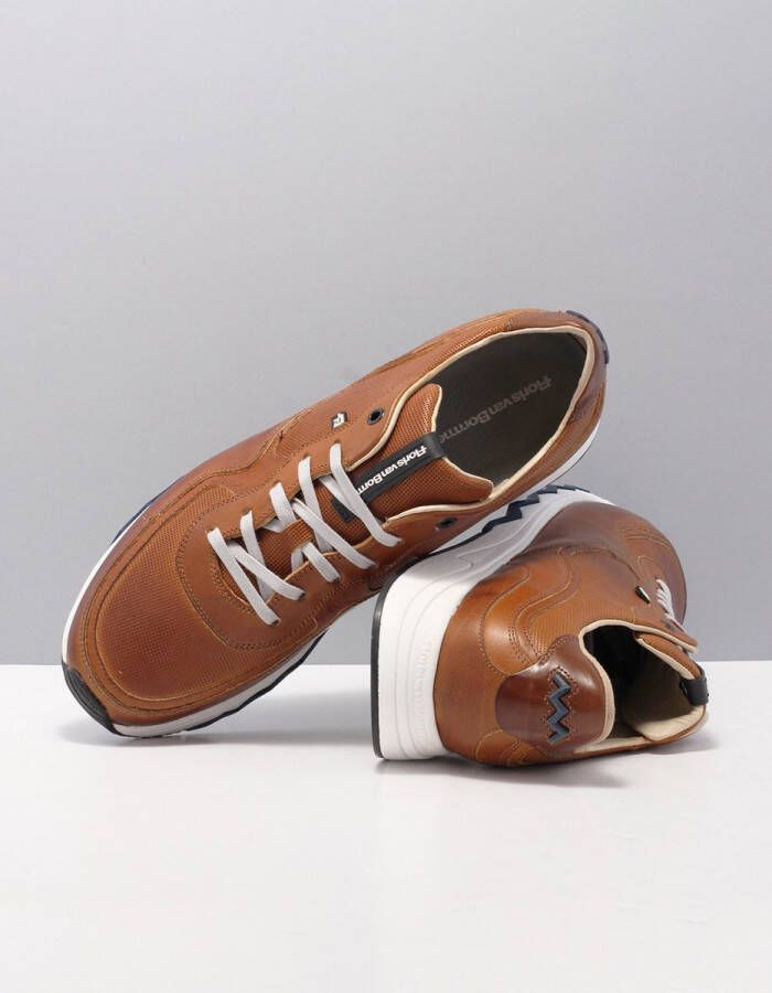 Floris van Bommel Nineti 05.16 cognac Volwassenen Lage sneakersHeren sneakersVrije tijdsschoenen Cognac - Foto 14