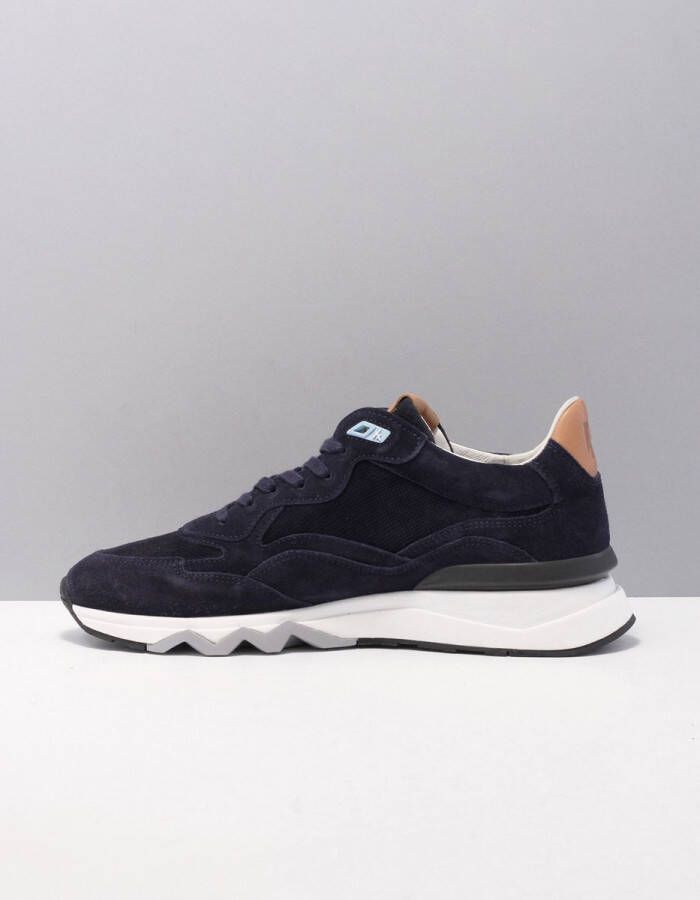 Floris van Bommel Sfm-10136 Lage sneakers Heren Blauw