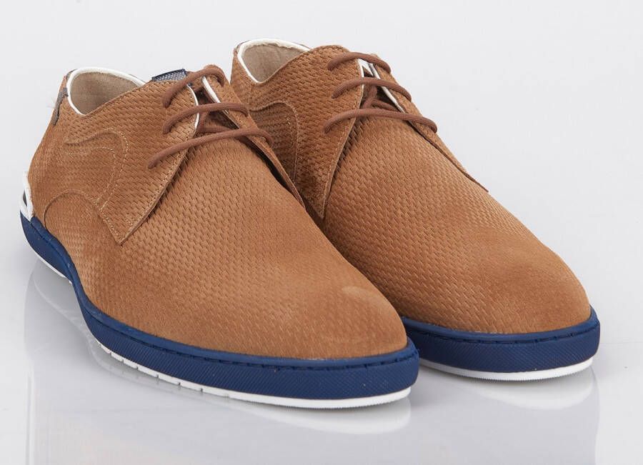 Floris van Bommel SFM-30293-22-01 Heren sneakersHeren veterschoenVrije tijdsschoenen Cognac