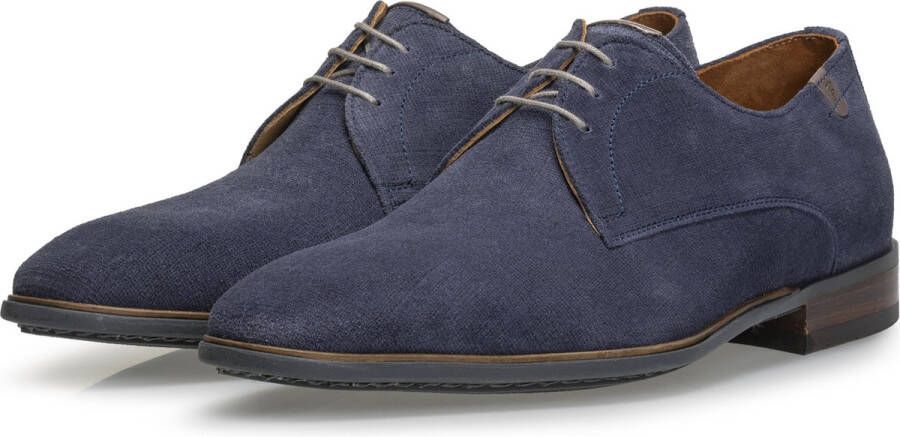 Floris van Bommel SFM-30295-40-01 Volwassenen Heren veterschoenNette herenschoenen Blauw