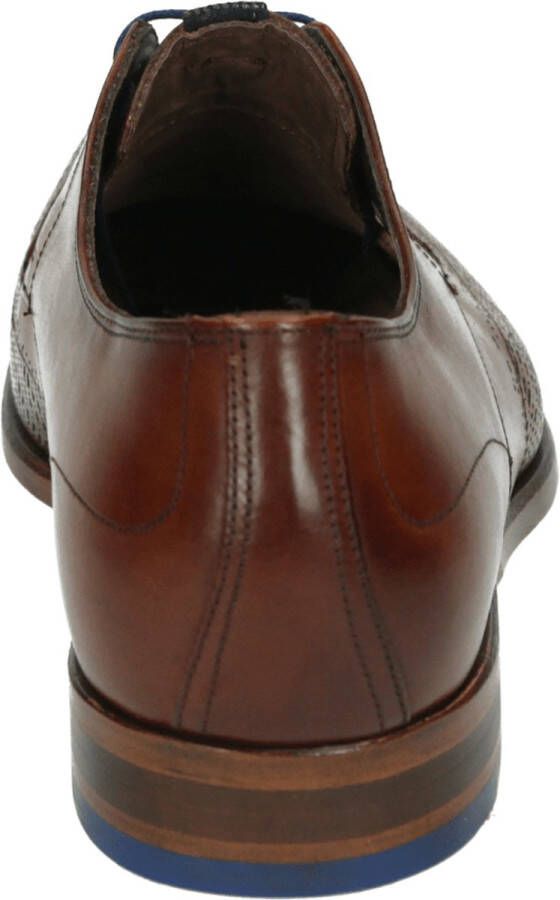 Floris van Bommel SFM-30301-24-01 Heren veterschoenNette herenschoenen Cognac