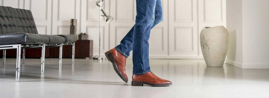 Floris van Bommel SFM-50032-24-01 Volwassenen Business half-hoog Bruin