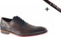 Floris van bommel 30229 De Stapper 03.02 Dark Brown G+Wijdte Veterschoenen - Thumbnail 14