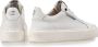 Floris van Floris van Bommel van Floris van Bommel Sneakers Dames Lage sneakers Damesschoenen Leer SFW-10106 Wit - Thumbnail 10