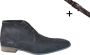 Van Bommel Sbm 50022 Nette schoenen Business Schoenen Heren Blauw - Thumbnail 8