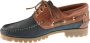 Floris van Bommel Van Bommel 10470 Sportieve veterschoen men (10+) bluebeige 11 darkblue Leer - Thumbnail 3