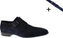 Van Bommel Sbm-30016 Nette schoenen Business Schoenen Heren Blauw + - Thumbnail 13
