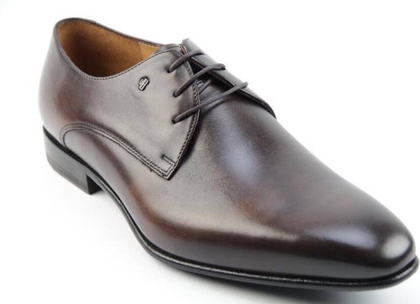 Van Bommel SBM Veterschoenen Bruin- Heren
