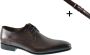 Van Bommel Leren Veterschoenen Elegant Roze Binnenzool Blue Heren - Thumbnail 10