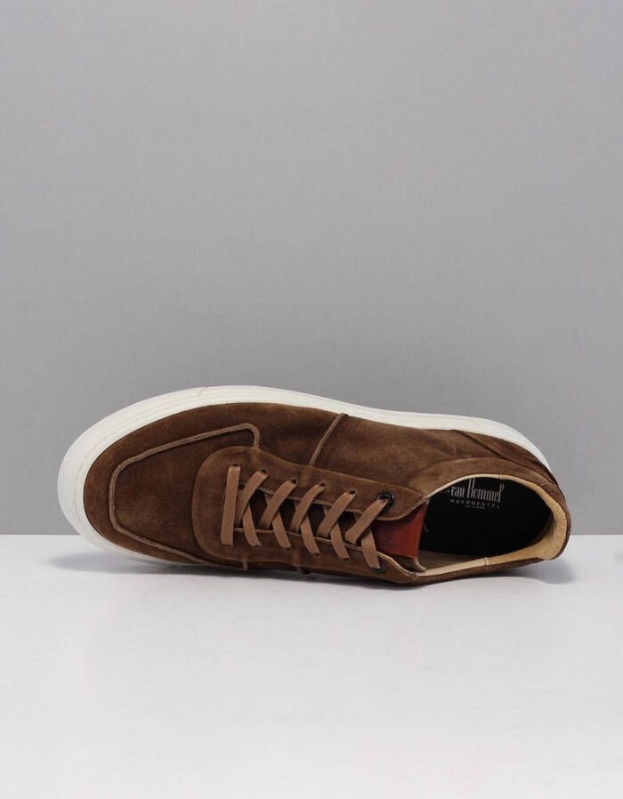 Van Bommel Vrouwen Lage sneakers Herenschoenen 16422 Cognac