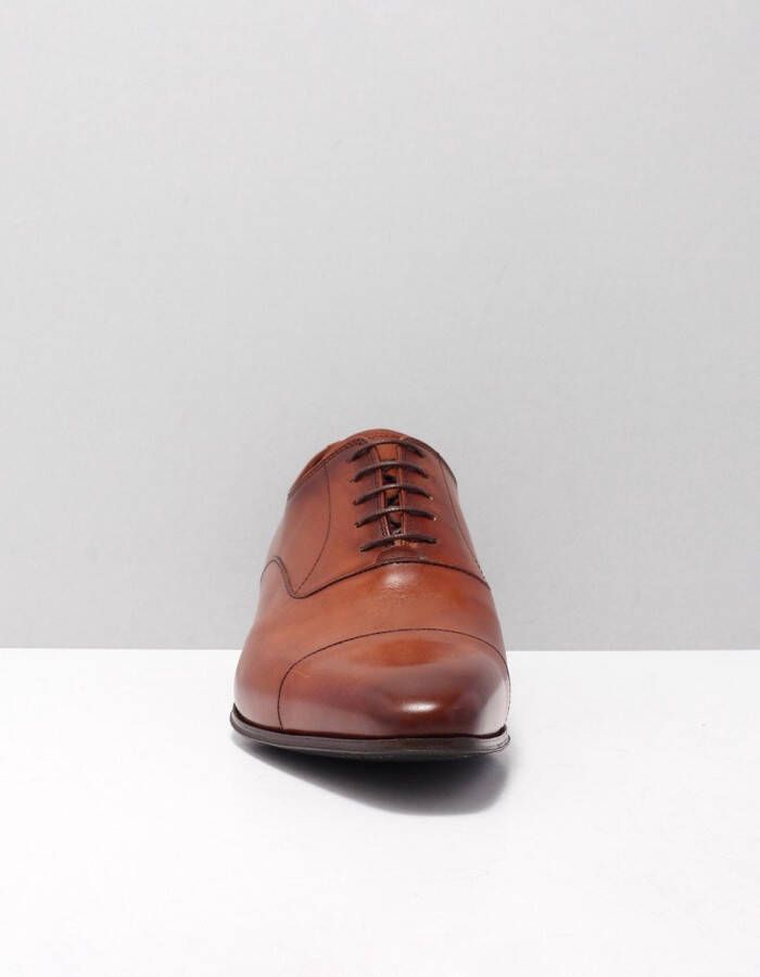 Floris van Bommel Veterschoenen cognac