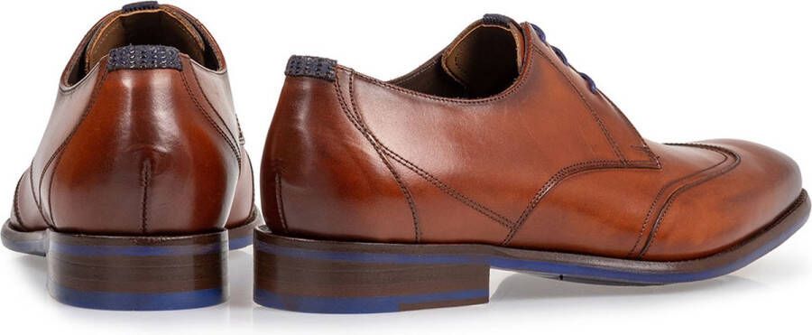 Floris van Bommel Veterschoenen cognac Leer Heren