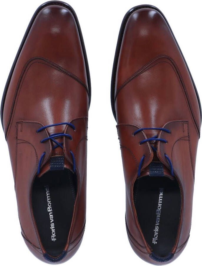 Floris van Bommel Veterschoenen cognac Leer Heren