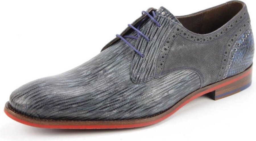 Floris van Bommel Veterschoenen grijs