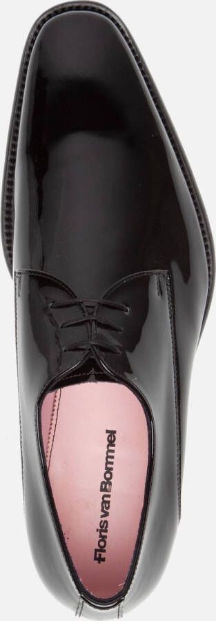 Floris van Bommel Veterschoenen zwart Leer