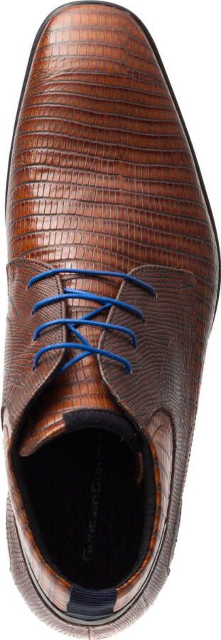Floris van Bommel Vrouwen Slangenprint Cognac