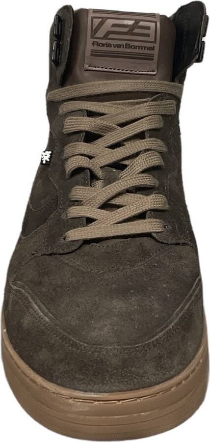 Floris van Bommel Wembli sneakers taupe Textiel