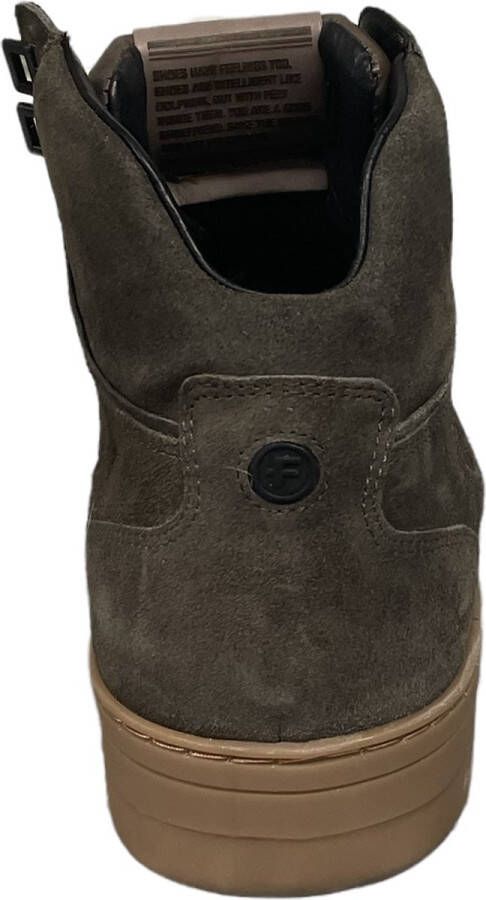 Floris van Bommel Wembli sneakers taupe Textiel