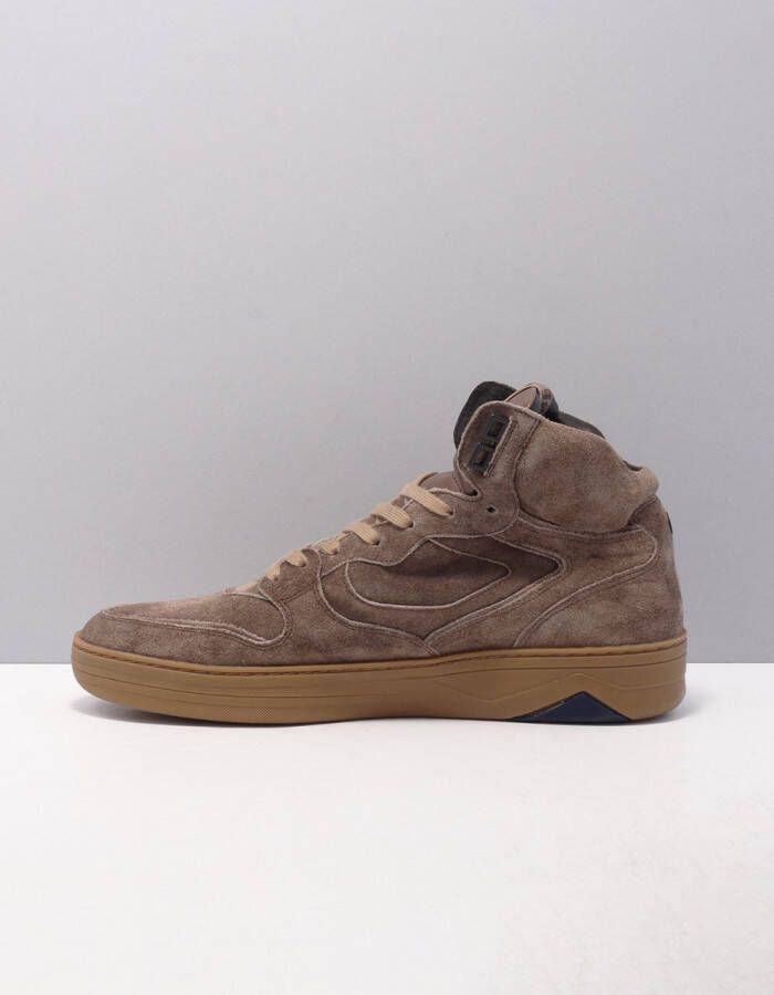 Floris van Bommel Wembli sneakers taupe Textiel