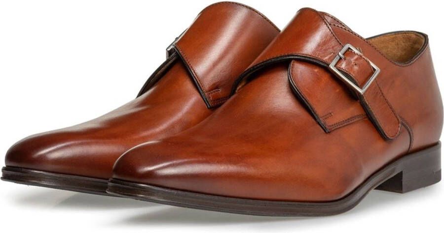 Van Bommel Floris van Floris Instappers Heren Gespschoenen Herenschoenen Leer SBM-30146 Cognac