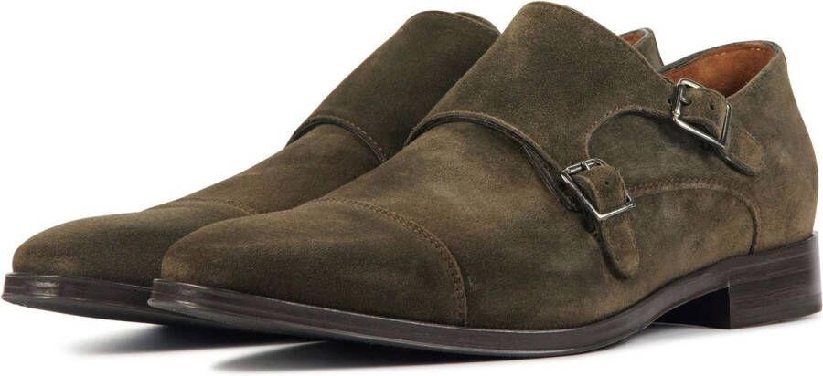 Floris van Floris van Bommel Van Bommel Instappers Heren Gespschoenen Herenschoenen Suède SBM-30020 Taupe - Foto 9